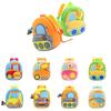 Adorable Kids Plush Backpack With Cartoon Excavator Design For Toddlers And Kindergarten