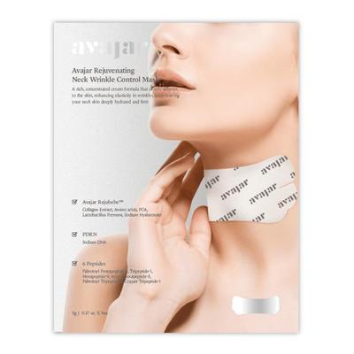Verjüngende Maske zur Faltenkontrolle am Hals, 1 Packung (5 Stück), Anti-Aging, Feuchtigkeitsspendend, Koreanische Kosmetik, Kbeauty, Probe