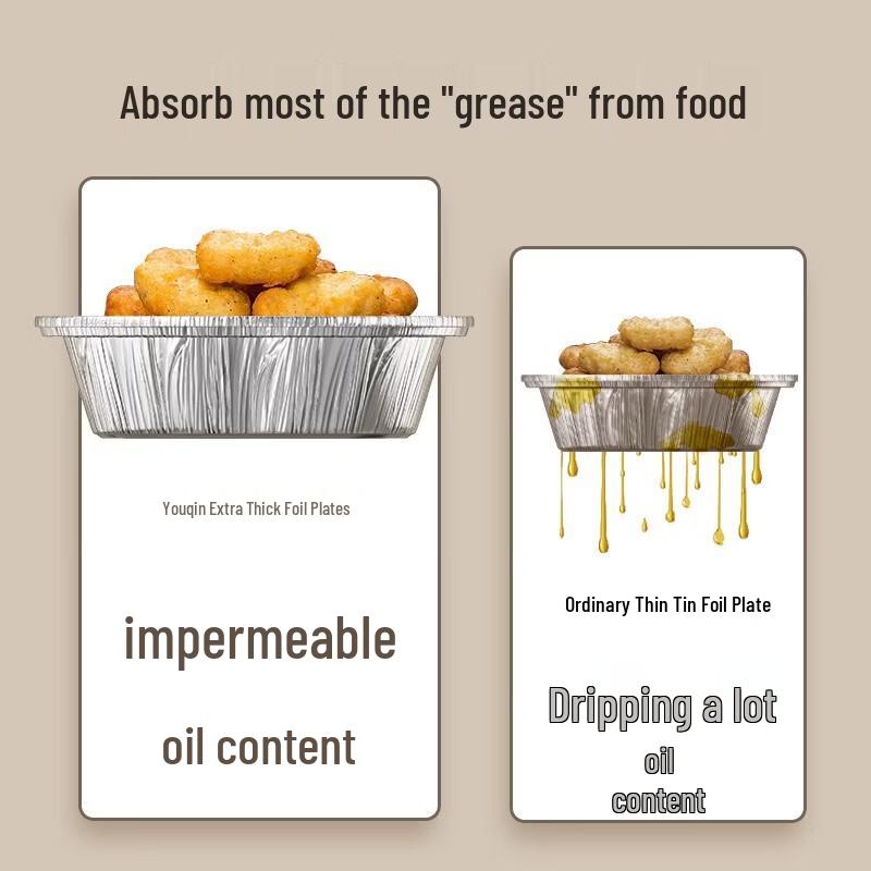 Sanhe Air Fryer Disposable Aluminum Foil Liners