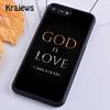 Krajews I LOVE Jesus Christ Christian Cross Phone Case For iPhone 17 Air 16 15 14 plus 11 12 13 pro max coque Fundas