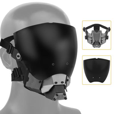 Tactical Mask Full Face Cyberpunk Commander Mask Anti-fog Lens Airsoft Paintball Safety Protective Outdoor Breathable Equipment