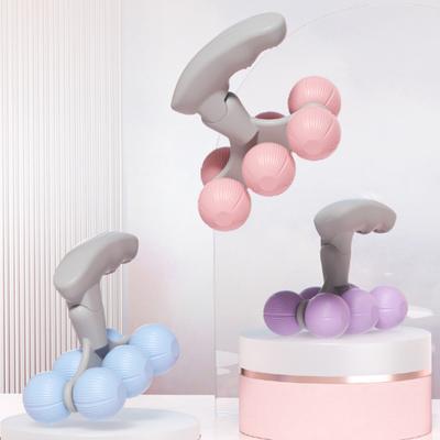 Bastão Rolo de Massagem Muscular Silencioso Portátil Pernas Costas Rolo Esférico para Massagem Tecido Profundo Panturrilha Pescoço Celulite Músculos Doloridos Ferramenta de Massagem para Terapia de Relaxamento