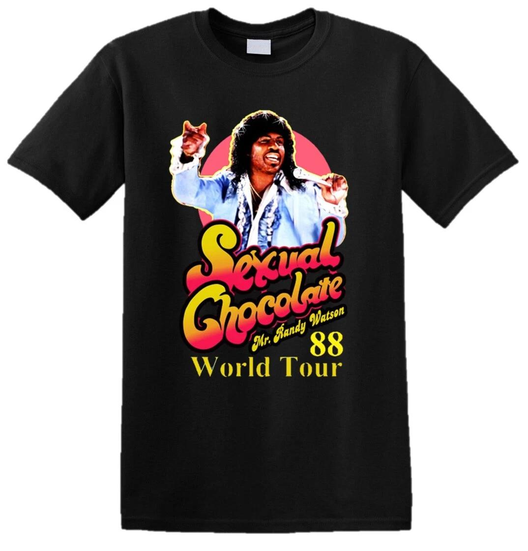 Sexual Chocolate T-shirt Tops Tees Unisex 88 World Tour Randy Watson Eddie Tee Top 4XL