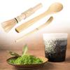 3pcs Bamboo Matcha Making Set Matcha Tea Whisk Hooked Bamboo Scoop Chashaku Teaspoon Bamboo Matcha Making Set Tea Maker Teaspoon