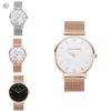 Elegant Women Fashion Gift Stainless Steel Band Analog Quartz Vintage Watch