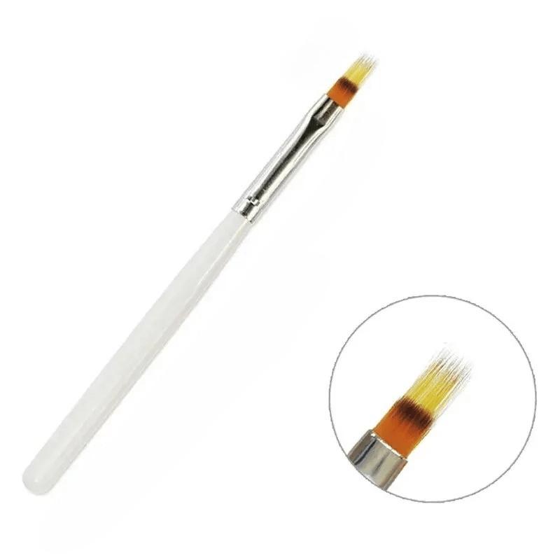 

10PCSNail ToolsNail Brush Serrated Powder Bar Black BarNail Pen Nail Pen Gradient Pen Nail Brush Nail Art Brush - Flower Brus белый
