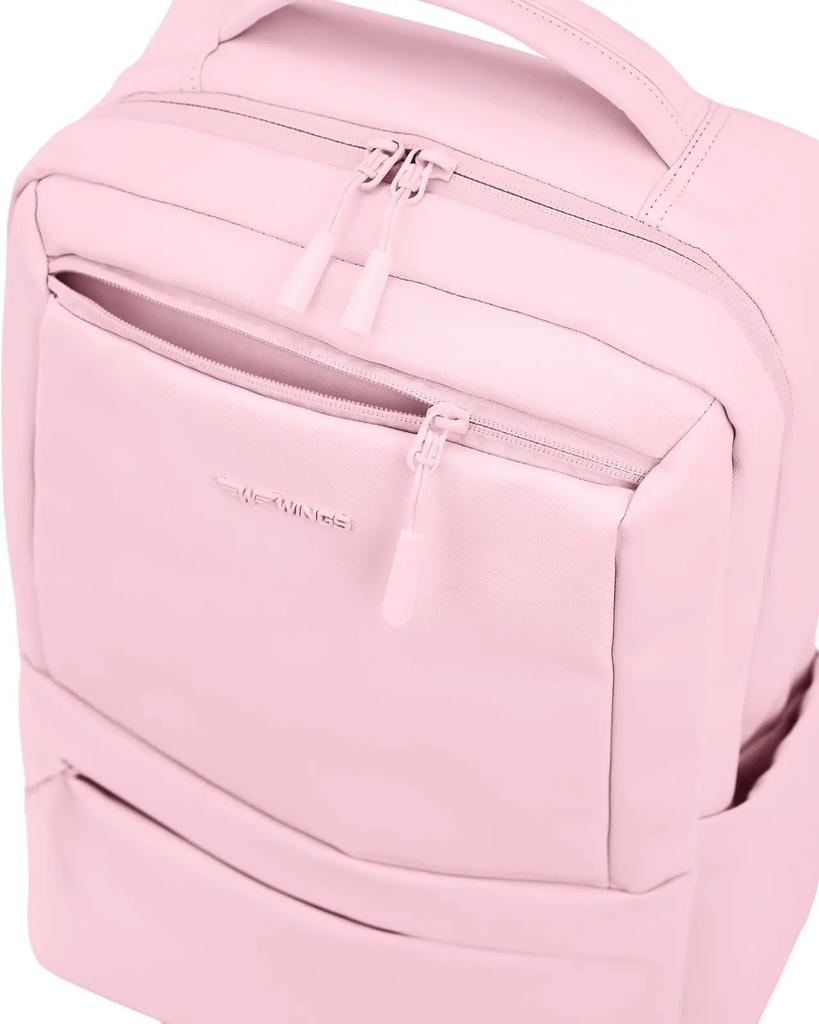 Wings Cbp003 Cabin Backpack Luggage with Laptop Pocket and Back Ventilation System Pink
