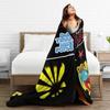 Bad Bunny DTMF  Fleece Blankets Music Funny Throw Blankets for Home 150*125cm Plush Thin Quilt,