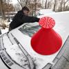 Car Magic Window Windshield Ice Scraper Shaped Funnel Snow Remover Deicer Cone Tool Scraping A Round Deicing Winter Auto