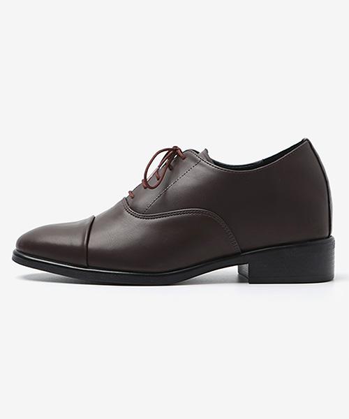 Pascorozen Jc1500-Br Bordeaux 5-Hole Straight-Tip Dress Shoes Brown [250~280Mm]