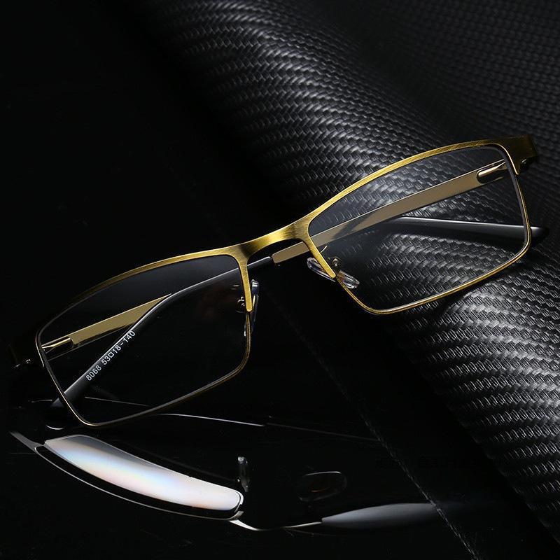 Intelligente photochrome Gleitsichtbrille für Damen & Herren - Blaulichtfilter, Altersweitsichtigkeit, Weit- & Nahsicht, Kostenloser Versand