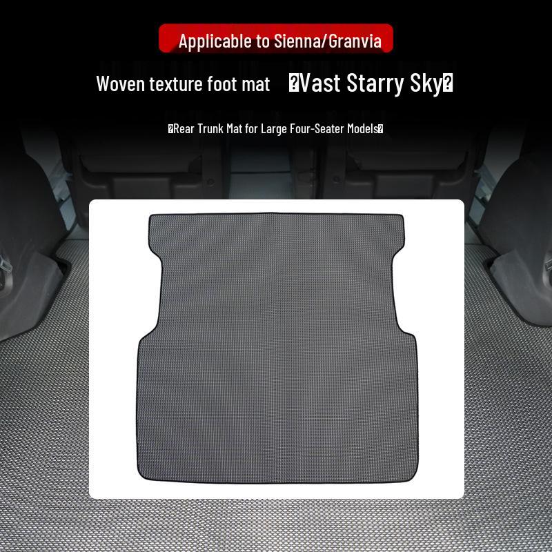 Vast Starry Sky: New Carbon Fiber Woven Floor Mats for Sienna Granvia