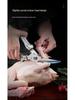 Stainless Steel Multifunctional Kitchen Scissors for Meat, Fish, and Bone Cutting