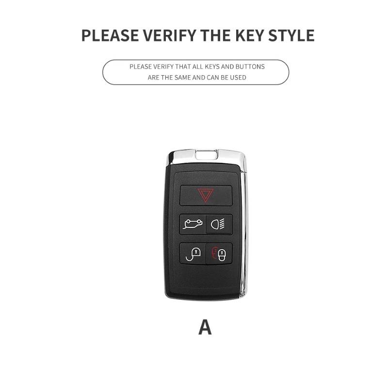 For Range Rover L405 L494 L560 L551Land Rover Discovery L462 L550 L663 Liquid Silicone Car Key Holder Smart Key Fob Case Cover