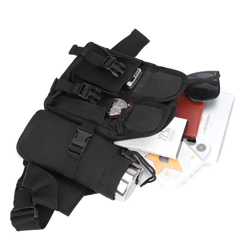 Tactical Multifunctional Water Kettle Bag Anti-Splashing Wear-Resistant Mobile Phone Bag Sports Waist Bag Men's Outdoor Cycling Bag