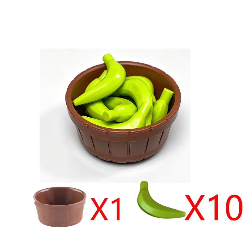 MOC Wild Animals Building Blocks Set Monkey Cow Bear Orangutan Leopard Snake Camel Mini DIY Model Compatible Bricks Kids Toy T19