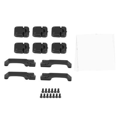 1 Satz Kunststoff-Autotürscharniere und Türgriffe für Traxxas TRX-4 1:10 RC Crawler
