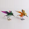 Bird Stereo Bird Indoor Outdoor Homestay Garden Garden Door Decoration Metal Iron Ornaments Desk Decoration  Home Decor fairy