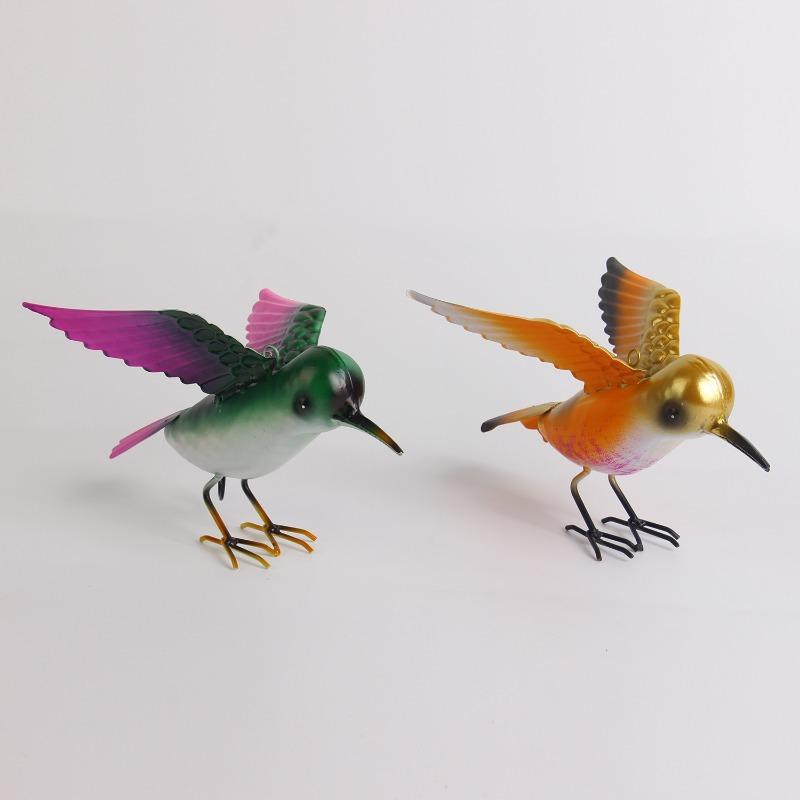 Bird Stereo Bird Indoor Outdoor Homestay Garden Garden Door Decoration Metal Iron Ornaments Desk Decoration Home Decor fairy