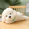 Soft Realistic Teddy Dog Plush Toy Cute Stuffed Puppy Doll Lovely Gift for Baby Kids Girls Birthday Present
