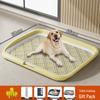 Plastic Grid Dog Toilet Pad: Anti-Stepping Design, Easy-to-Clean, Enlarged Size, Urine-Separating Potty Tray