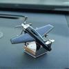 Solar Powered Rotating Aircraft Desktop Aircraft Decoration Interior Decoration Car Decoration Children's Birthday Gift