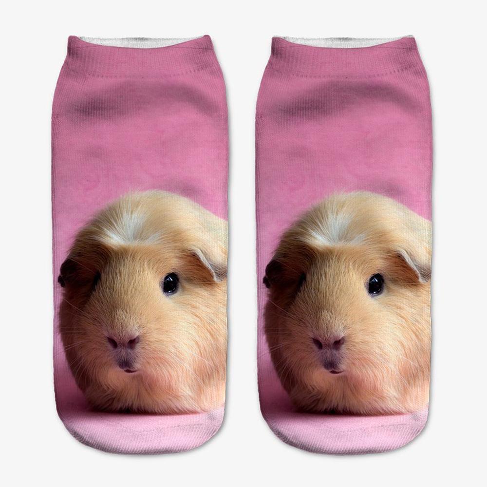 New Fashion 3D Printed Mouse Totoro Socks Funny Kawaii Women Cute Animal Fitness Hamster Sokken Dropship