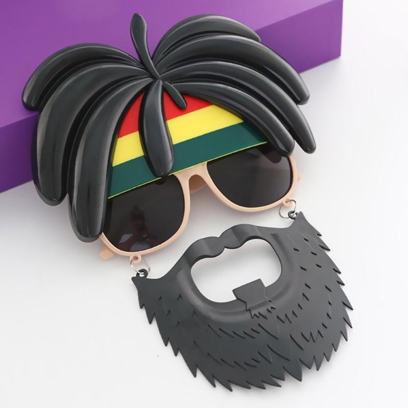 Halloween Glasses Funny Beard Glasses Skull Pirate Navy Cosplay Costume Festival Party Decoration Accessories Unisex