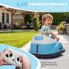 Bumper Car, 360 degrees Rotation, 2 km/h Speed, Seat Belt, LED Lights, Music and Horn, Blue