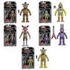 Fnaf Security Breach Figuras de Ação Articulações Móveis Bonnie Foxy Freddy Chica Figura de Anime Modelo de PVC Brinquedos 2025