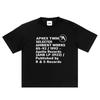 Herren Übergroßes Baumwoll-T-Shirt Streetwear