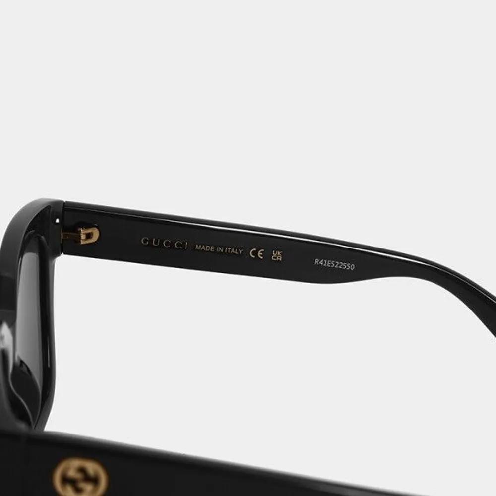 Gucci Logo Interlocking Sunglasses GG1338S 001 54 Black