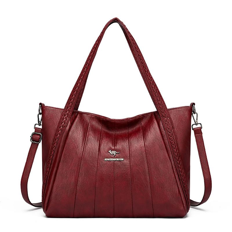 Tote Große Tasche, Damentasche, Einzelschultertasche, Großes Fassungsvermögen, Modisch für Frauen, Mutter mittleren Alters, Unterarmtasche