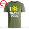 Funny Unisex T Shirts Unisex Novelty Tshirt I Love Waterpolo Cool T Shirt Unisex Cotton Tshirt Summer Brand TShirt Euro Size Tee Shirt