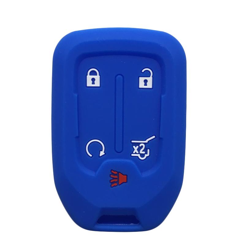 Silicone Key Case For GMC Terrain 2019 Canyon Remote Key Cover For Chevrolet Suburban Silverado 2500 Car Accessories 4/5/6Button