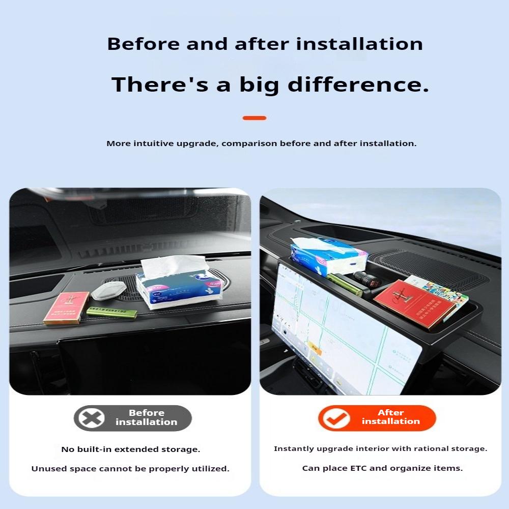 For BYD Leopard 5 Denza B5 Car Specialized Central Control Screen Rear Storage Box Tissue Box Glasses Case ETC Bracket