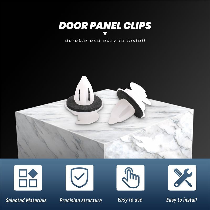 AA92-50Pcs Door Panel Clips With Seal Ring For BMW E34 E36 E38 E39 E46 X5 M3 M5 Z3