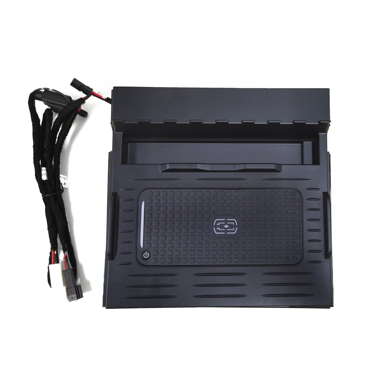 

Автомобильное беспроводное зарядное устройство Pad для Toyota Camry 2018-2022 15 Вт Qi быстрая зарядка Авто Android телефон Iphone аксессуары для интерьера чёрный