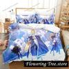 Anime Fate Grand Order Bedding Set Duvet Cover Bed Set Quilt Cover Pillowcase Comforter king Queen Size Boys Adult Bedding Set02