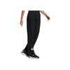 adidas Originals Trefoil Patch Logo Print Straight Leg Sweatpants Women Bottoms Black HS9498
