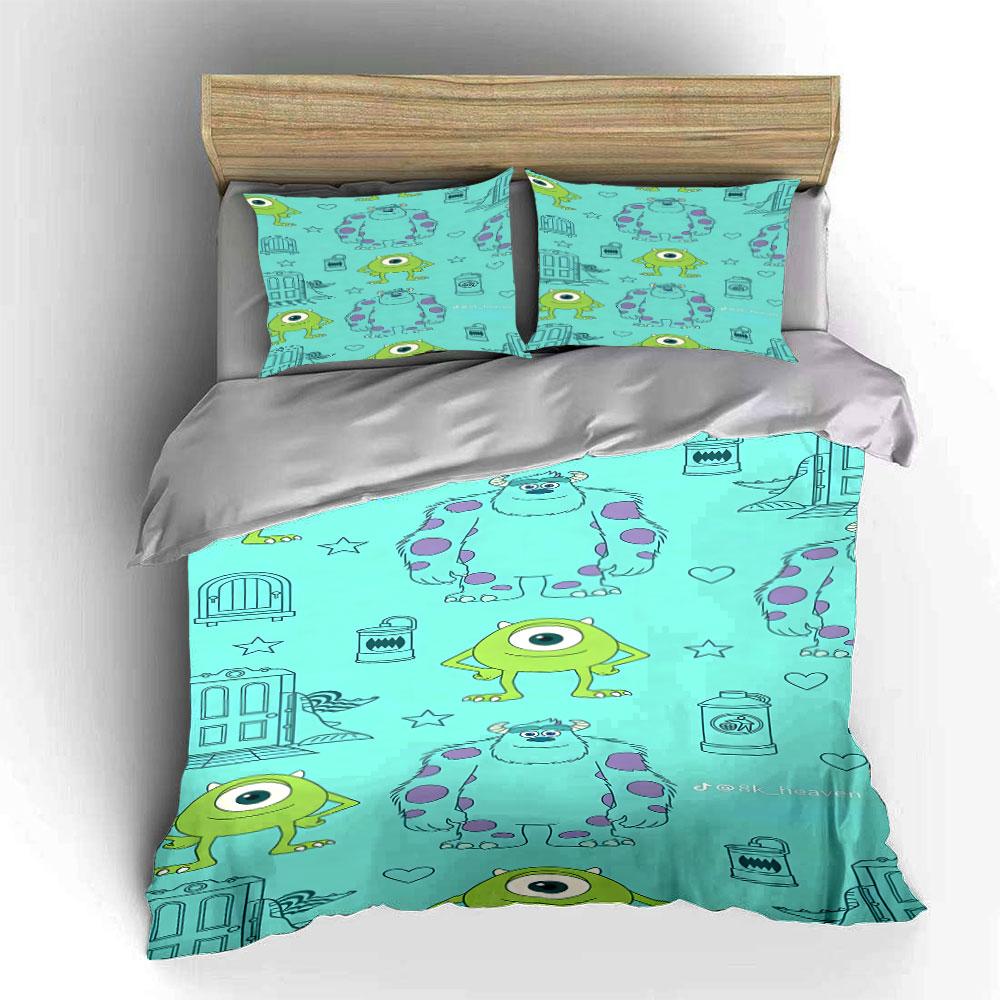 Monsters' cheerful wonderland. Bedding sets Duvet covers Pillowcases(1* Duvet Cover 2* Pillowcases without duvet insert)