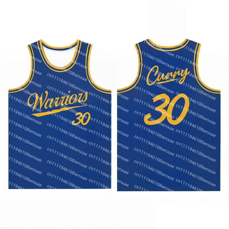 Explosionen Kinder Herren Nr. 30 Curry Basketball Schnelltrocknendes Weste Eltern-Kind Ärmellos Rundhals Personalisierte Trikot