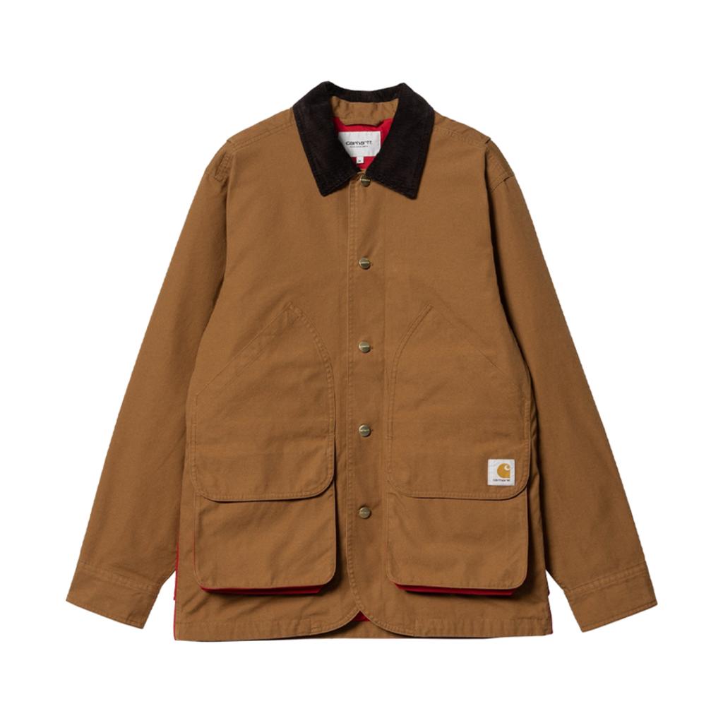 Carhartt WIP Loose Fit Solid Color Button Down Collar Long Sleeve Jacket Men Jackets I0321481OB60