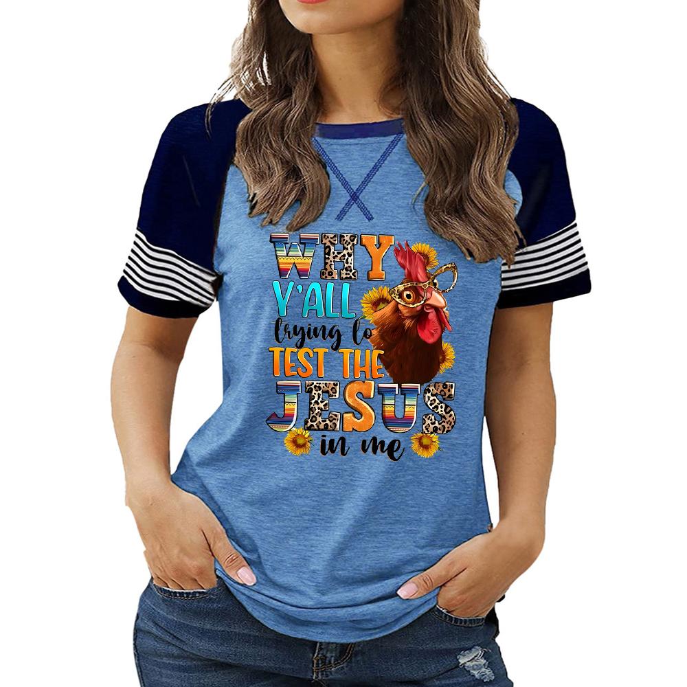 

Последние новинки женской моды больших размеров: Топ с круглым вырезом и короткими рукавами с цветочным принтом на лето 3XL