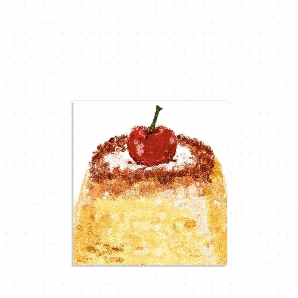 Multi-Pattern Fruit Cake Washi Tape Adhesive Fruit Pattern Journal Notes Cake Theme Crafts Making Album Journal Planner Tape