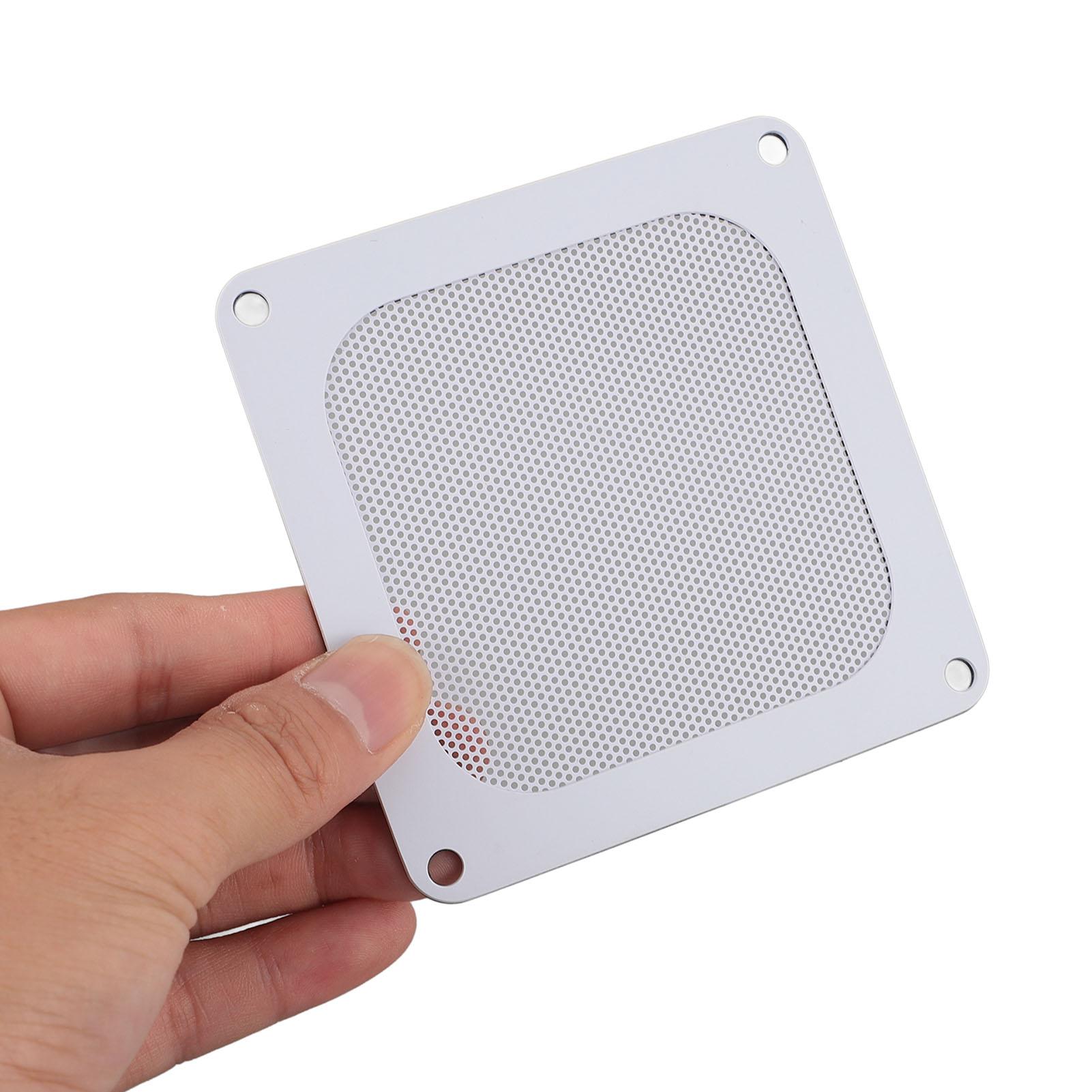 

4PCS PVC Computer Fan Filter Grills Magnetic Frame PC Fan Dust Mesh PC Cooler Filter 3.66x3.66in