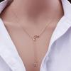 New Moon Star Women's Necklace Minimalist Clavicle Necklaces Pendant Necklaces For Girls Bijoux Fashion Zircon Wholesale