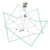 Yarn Swift Stainless Steel Plastic Easy Fixing Easy Operation Easy Adjustment Umbrella Swift for Winding Yarn