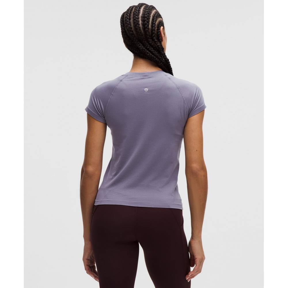 Lululemon Swiftly Tech Short Sleeve Shirt 2.0  Waist Length Grape Mist Grape Mist