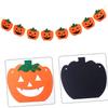 1PC  Felt Halloween Pumpkin Flag Non-woven Fabric Party Decoration Felt Flag,Suitable for Indoor and Outdoor Atmosphere Decorati